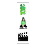 ⁦Billie Eilish مجموعة استيكر لتزين وتجديد اللاب توب والنوت بوك والزجاجات وتربروف قابل لإعادة الاستخدام⁩ - الصورة ⁦3⁩