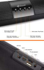 ⁦Bluetooth Portable Speakers with USB Perfect for Travels & ‎Vacations⁩ - الصورة ⁦2⁩