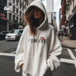 Forgive هودي اوفر سايز قطن
