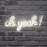 ⁦لتجديد وتغير ديكور المنزل Oh Yeah لافتة نيون⁩ - الصورة ⁦3⁩
