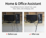 ⁦Reusable Cord Organizer Keeper Holder Fastening Cable Ties Straps⁩ - الصورة ⁦4⁩