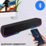 ⁦Sound Bar Portable Speakers High Volume with Bluetooth & ‎AUX⁩ - الصورة ⁦2⁩