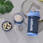 ⁦Sport Life Protein Shaker With Storage Containers & Handle 500ml⁩ - الصورة ⁦7⁩