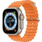 ⁦W&O X8+ Ultra Smart Watch (49mm) Aluminum Case With Silicone Strap⁩ - الصورة ⁦8⁩