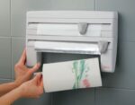 ⁦حامل مطبخ رباعي متعدد الأستخدامات للمناديل والفويل والأكياس البلاستيكية⁩ - الصورة ⁦6⁩