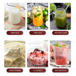 ⁦خلاط وكبة كهربائي 15 سرعة مختلفة لسهولة خلط وضرب الخضروات والفواكه بشفرات من الفولاذ غير قابل للصدأ 700 واط⁩ - الصورة ⁦8⁩
