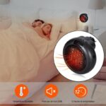 ⁦دفاية كهربائية محمولة للتغلب علي برد الشتاء بدرجات حرارة مختلفة وشاشة ليد رقمية 600 واط⁩ - الصورة ⁦8⁩
