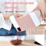 ⁦ديسبنسر الحبوب والبقوليات مقسم 4 أقسام لحفظ الطعام⁩ - الصورة ⁦3⁩