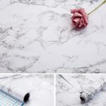 ⁦رول استيكر رخامي وتربروف مقاوم للنيران للحوائط والترابيزات سهل التنظيف⁩ - الصورة ⁦6⁩