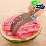 سكينة وقطاعة ومساكة بطيخ استانلس ستيل