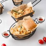 ⁦سلة تقديم طعام أنيقة بحوامل للصوص والكاتشب والمايونيز للسفرة والعزومات⁩ - الصورة ⁦2⁩
