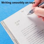 ⁦شريط لزق شفاف لتصليح القطع للاوراق والكتب قابل للكتابة قطعتين⁩ - الصورة ⁦2⁩
