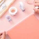 ⁦شريط لزق شفاف لتصليح القطع للاوراق والكتب قابل للكتابة قطعتين⁩ - الصورة ⁦5⁩