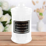 ⁦شمع معطر ببرطمان زجاج بألوان مختلفة لتعطير المنزل واضافة اجواء رومانسية هادئة⁩ - الصورة ⁦2⁩