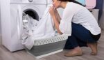 ⁦طبق غسيل جامبو سيليكون بيد من الجانبين لسهولة الحمل قابل للطي⁩ - الصورة ⁦3⁩