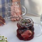 ⁦مج بابلز 400 ملي زجاج شفاف لشرب وتقديم العصائر والنسكافيه والايس كوفي بيد لسهولة الحمل⁩ - الصورة ⁦7⁩