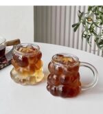 ⁦مج بابلز 400 ملي زجاج شفاف لشرب وتقديم العصائر والنسكافيه والايس كوفي بيد لسهولة الحمل⁩ - الصورة ⁦8⁩
