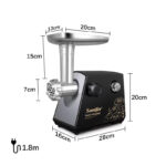 ⁦SF-5002 مفرمة لحوم كهربائية ستانلس ستيل من سونيفر 1200 واط⁩ - الصورة ⁦7⁩