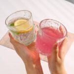 ⁦كوباية زجاج كريستال جليدي مموج 230 مللي⁩ - الصورة ⁦5⁩