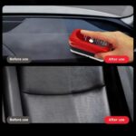 ⁦فرشة اسفنجية مزودة بمادة لتنظيف وتلميع الزيوت من زجاج السيارات⁩ - الصورة ⁦4⁩