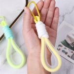 ⁦ميدالية مضفرة بمشبك لتعليق مفاتيح السيارات والمنزل والشنط⁩ - الصورة ⁦2⁩