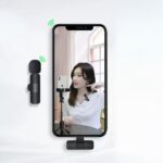 ⁦K9 ميكروفون  لاسلكي مانع للضوضاء لتصوير الفيديوهات والبث المباشر - تايب سي⁩ - الصورة ⁦3⁩
