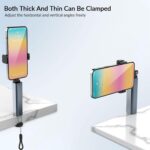⁦حامل موبايل مكتبي قابل للطي والدوران 360° للتحكم في زواية التصوير⁩ - الصورة ⁦7⁩