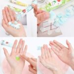 ⁦صابون ورقي مجفف بتصميم الزهور لغسل اليدين خارج المنزل بروائح منعشة⁩ - الصورة ⁦3⁩