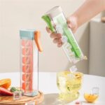 ⁦قالب مكعبات ثلج 6 قوالب بغطاء محكم سهل الفك بضغطة واحدة⁩ - الصورة ⁦2⁩