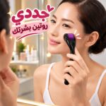 ديرما رولر بإبر دقيقة .50 مم لتحفيز الكولاجين وتجديد البشرة وعلاج آثار الندبات