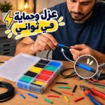 علبة شرنك حراري 280 قطعة بمقاسات مختلفة لعزل الأسلاك والكابلات والحفاظ عليها من القطع