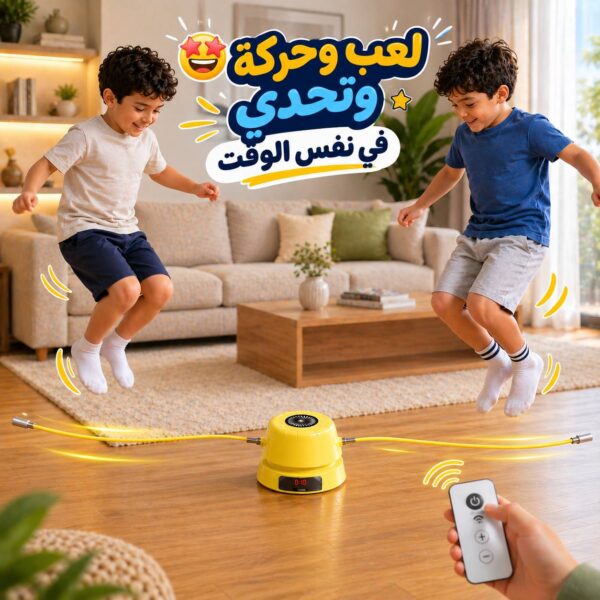 لعبة نط الحبل بعداد رقمي وبطارية قابلة لإعادة الشحن