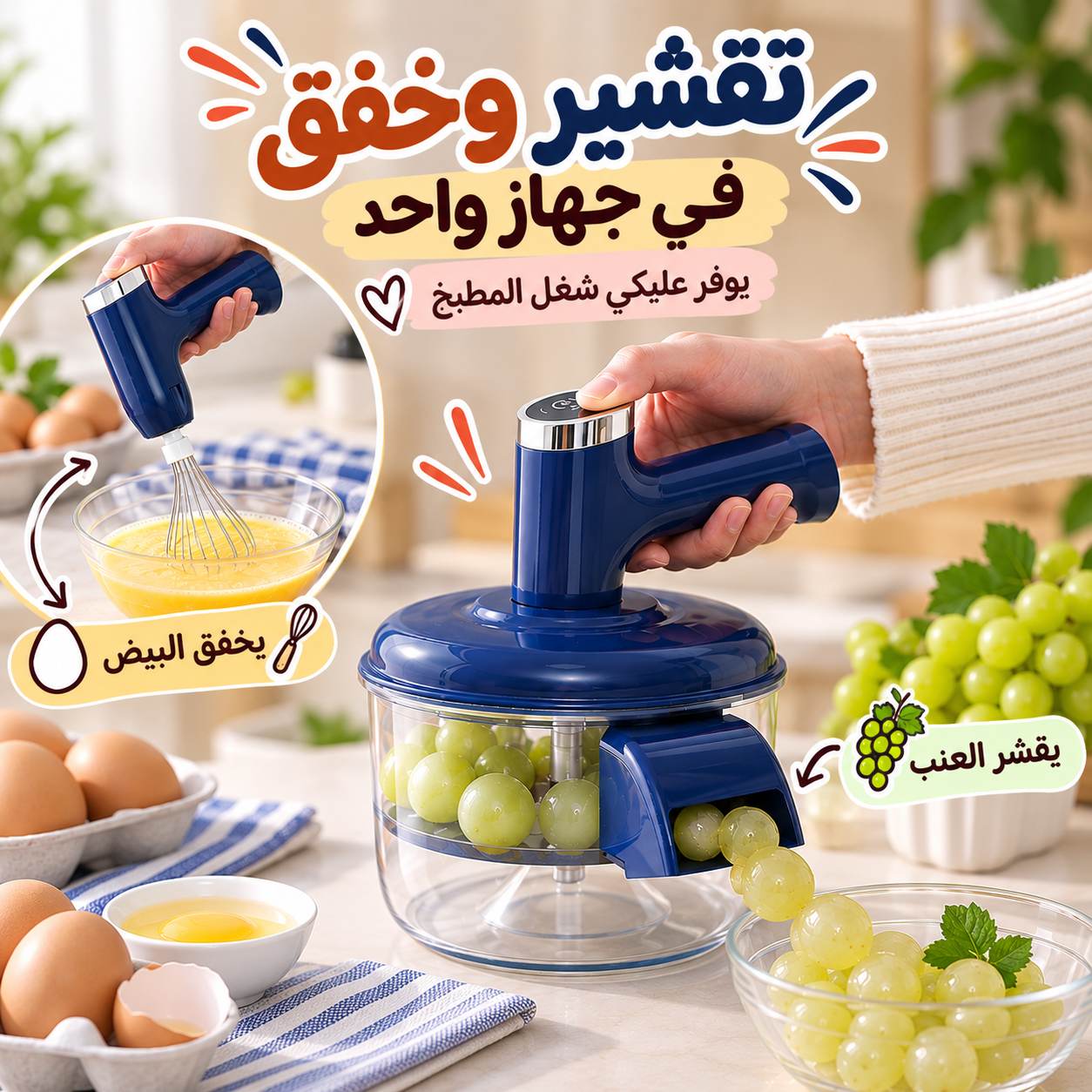 مقشرة-للخضروات-والفواكه-2-1-مع-مضرب-بيض-بيو-اس-بي-قابلة-لإعادة-الشحن_All_12801_8.jpeg مقشرة للخضروات والفواكه 2 * 1 مع مضرب بيض بيو اس بي قابلة لإعادة الشحن - الصورة 1